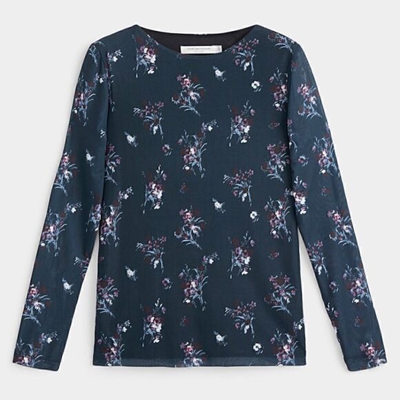 💙💚Printed micro-mesh tee - Picture 1 of 7